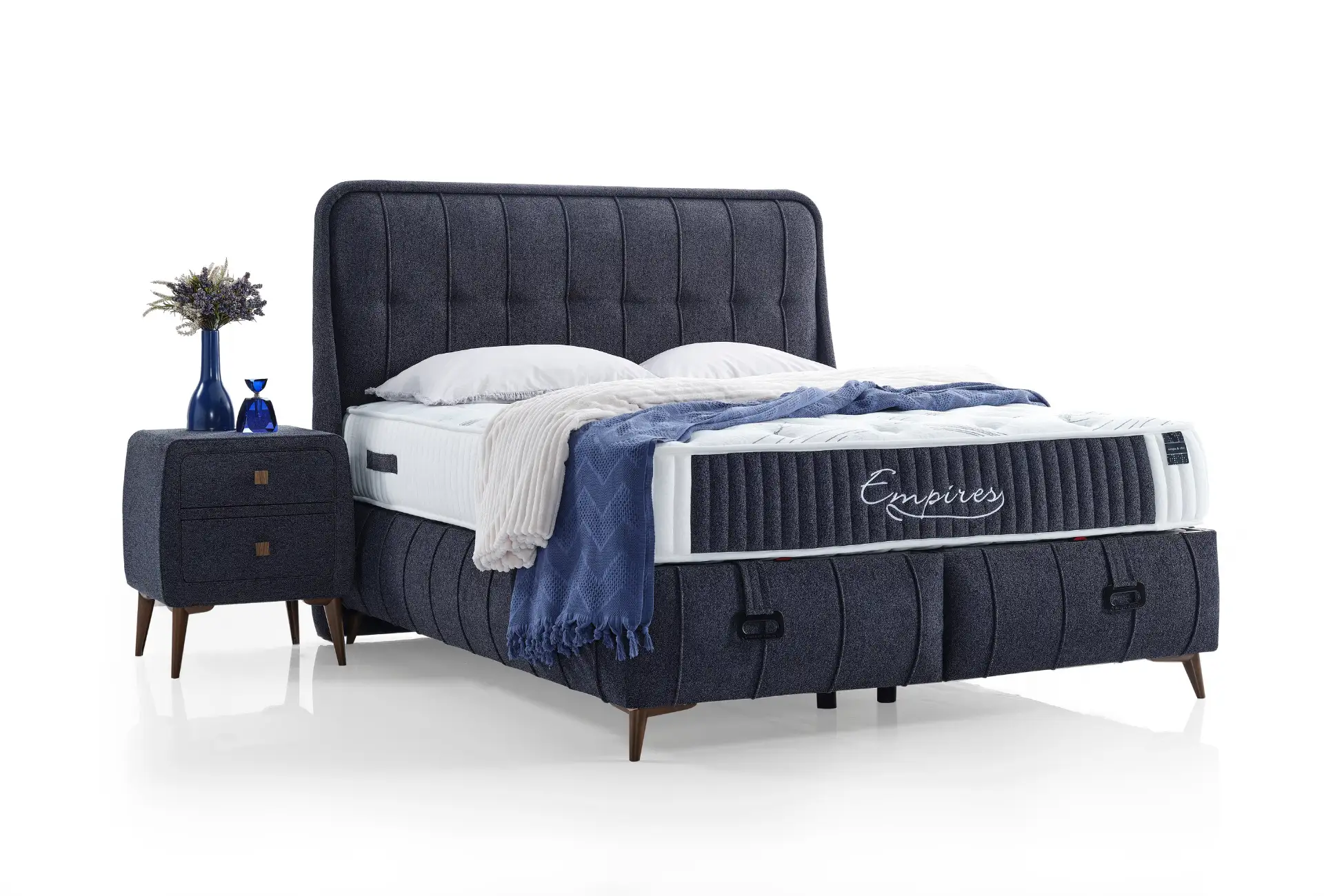 Empires Bed-Base-Headboard Sleeping Set - Image 3
