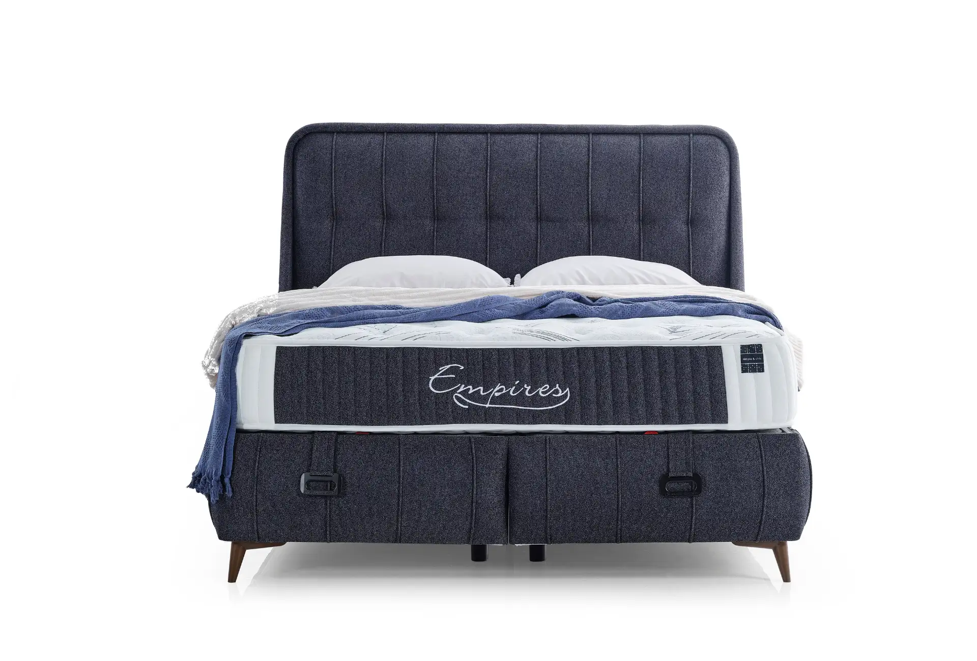 Empires Bed-Base-Headboard Sleeping Set - Image 4