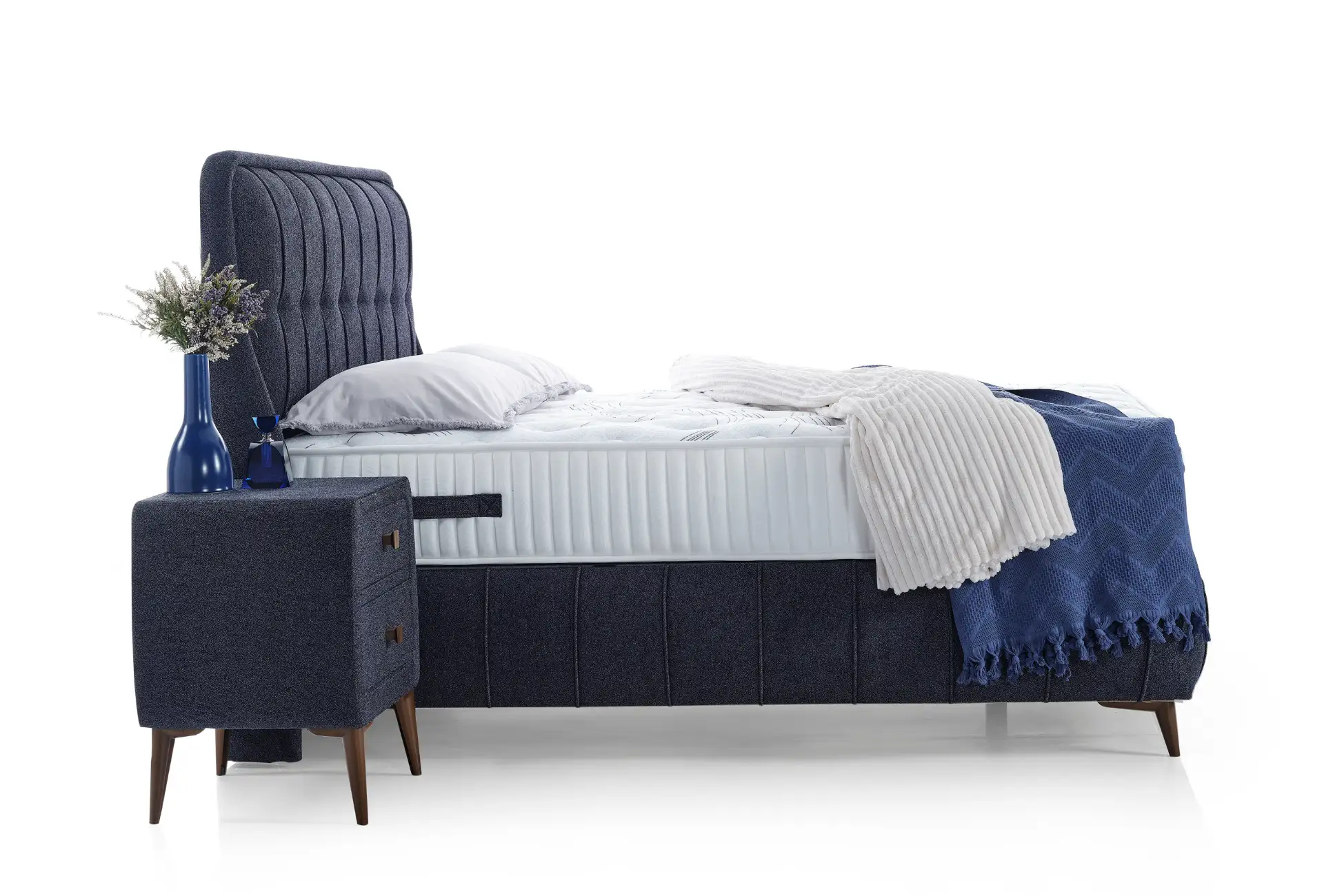 Empires Bed-Base-Headboard Sleeping Set - Image 5