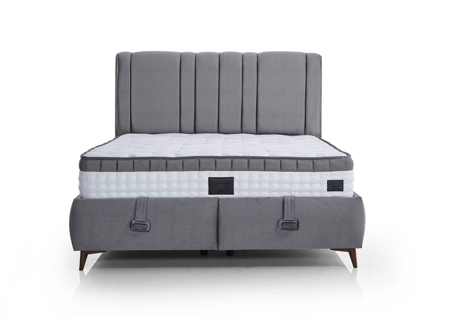 Retro Yatak-Baza-Başlık Uyku Seti - Görsel 7