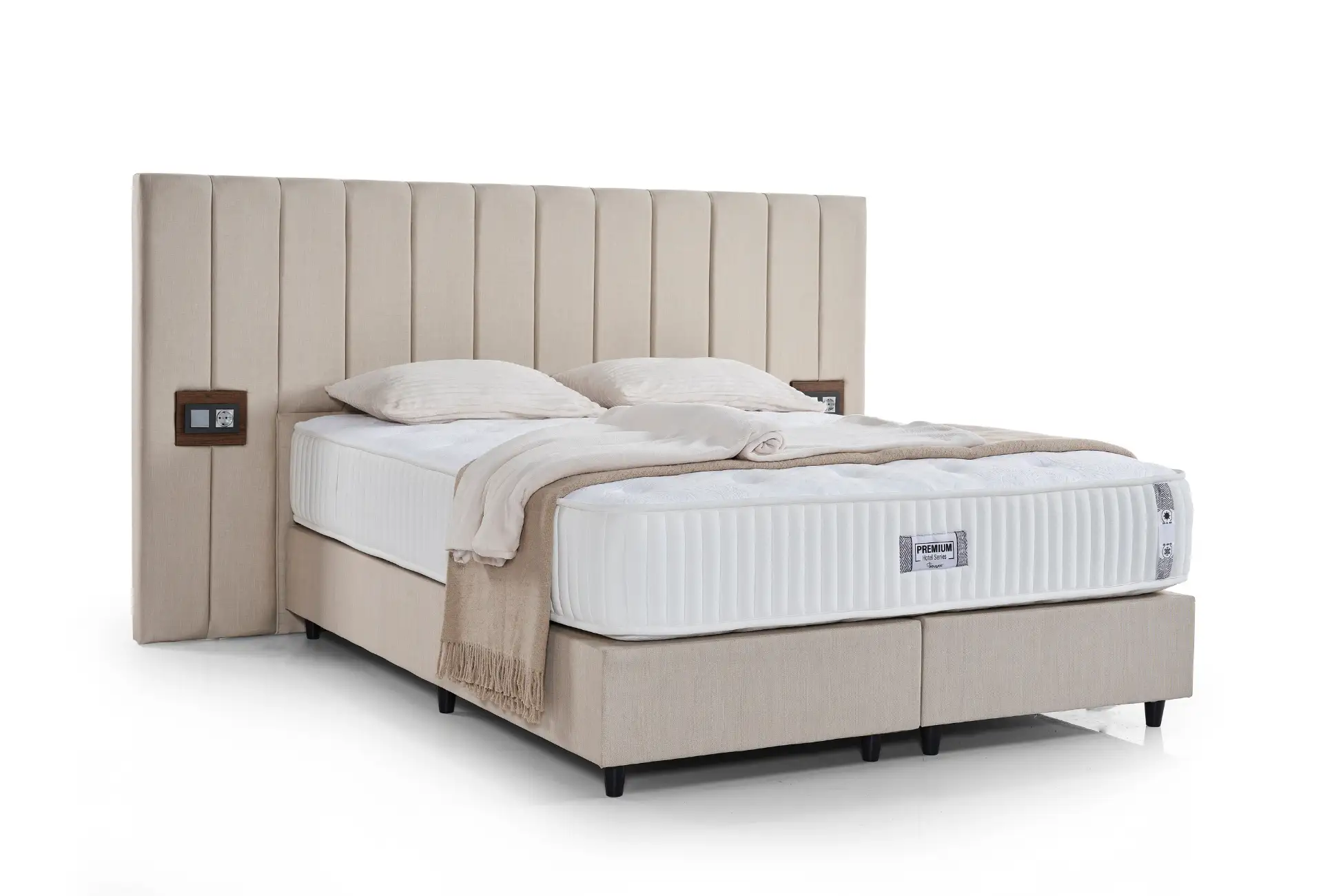 Premium Hotel Bed-Base-Headboard - Image 2