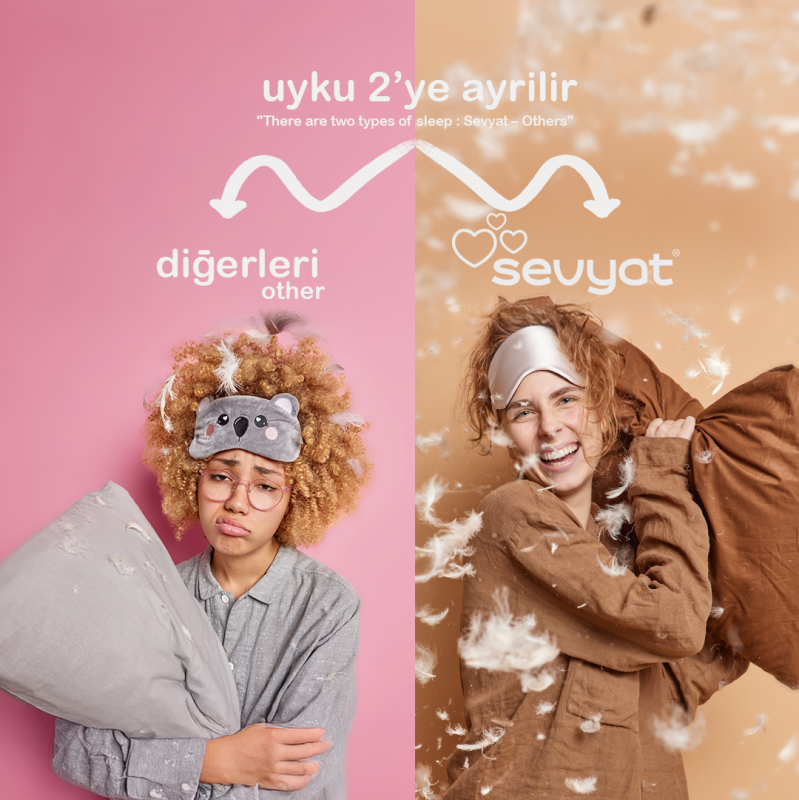 "Uyku İkiye Ayrılır: Sevyat – Diğerleri" Gözlerinizi kapattığınızda hangi tarafa çekildiğinizi hiç düşündünüz mü? Uyku, çoğu zaman hafife alınan ama yaşam kalitemizi belirleyen en önemli ihtiyaçlarımızdan biri. Ancak uyku deneyimi, seçtiğiniz yatakla ikiye ayrılır: Sevyat ve "diğerleri." Sevyat: Uykunun Tanımını Yeniden Yazıyoruz Sevyat, yatak üretiminde teknolojiyi ve inovasyonu bir araya getirerek uykuyu sıradan bir ihtiyaçtan öteye taşır. Bizimle tanıştıktan sonra uyku sadece bir dinlenme süresi olmaktan çıkar, enerjiyle dolu yeni bir başlangıca dönüşür. Peki, Sevyat'ı diğer yataklardan ayıran ne? Cevap basit: Her detayı incelikle düşünülmüş kalite ve sürdürülebilirlik. Güneş enerjisiyle üretilen ürünlerimiz, hem doğaya hem de bedeninize dosttur. Bu sayede, hem rahatlığın hem de çevreye duyarlılığın tadını çıkarırsınız. Neden Sevyat’ı Seçmelisiniz? Rahatlık ve Destek: Özel tasarım yay sistemi ve konfor katmanları ile kesintisiz uyku sağlar. Doğal Malzemeler: Cildinize dost, nefes alabilen kumaşlar. Sürdürülebilir Üretim: Güneş enerjisi ile üretim yapan, çevreyi koruyan bir marka. Sevyat’la yeni bir uyku deneyimini keşfedin ve sabahları "işte bu!" diyerek uyanmanın farkını yaşayın. Siz de Sevyat’ı deneyerek, "diğerleri" arasında kalmanın ne kadar zor olduğunu fark edeceksiniz. Siz Hangi Taraftasınız? Birçok kişi sıradan yataklarda uyuyarak her sabah yorgun kalkıyor. Sevyat ile tanışanlar ise uykuyu hak ettiği yere, en üst noktaya koyuyor. Karar sizin: sıradan bir uyku mu, yoksa Sevyat’la fark yaratan bir dinlenme mi? Sevyat’ı Şimdi Keşfedin ve Farkı Hissedin En iyi uykunun sizin de hakkınız olduğuna inanıyorsanız, Sevyat’ın sunduğu konforu ve kaliteyi hemen deneyin. Web sitemizi ziyaret ederek Sevyat’ın sunduğu avantajları keşfedin, uykunuzun kalitesini artırın.