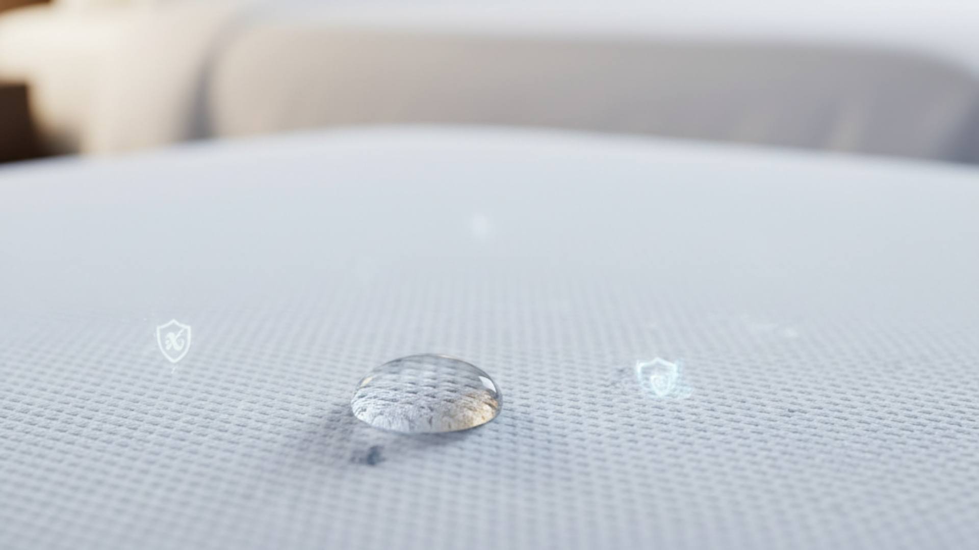 Yatağın sıvı geçirmez olduğunu kanıtlayan görsel