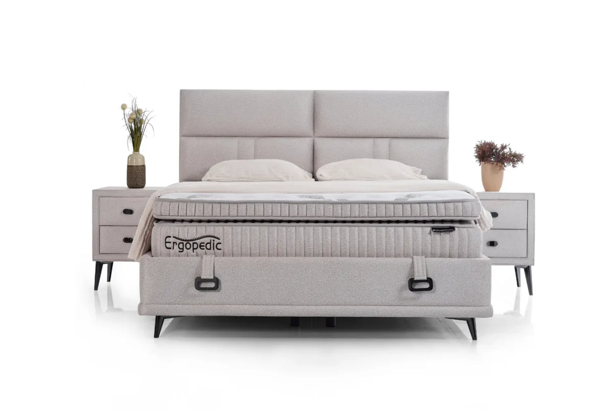 Ergopedic طقم نوم (مرتبة، قاعدة ورأس سرير)