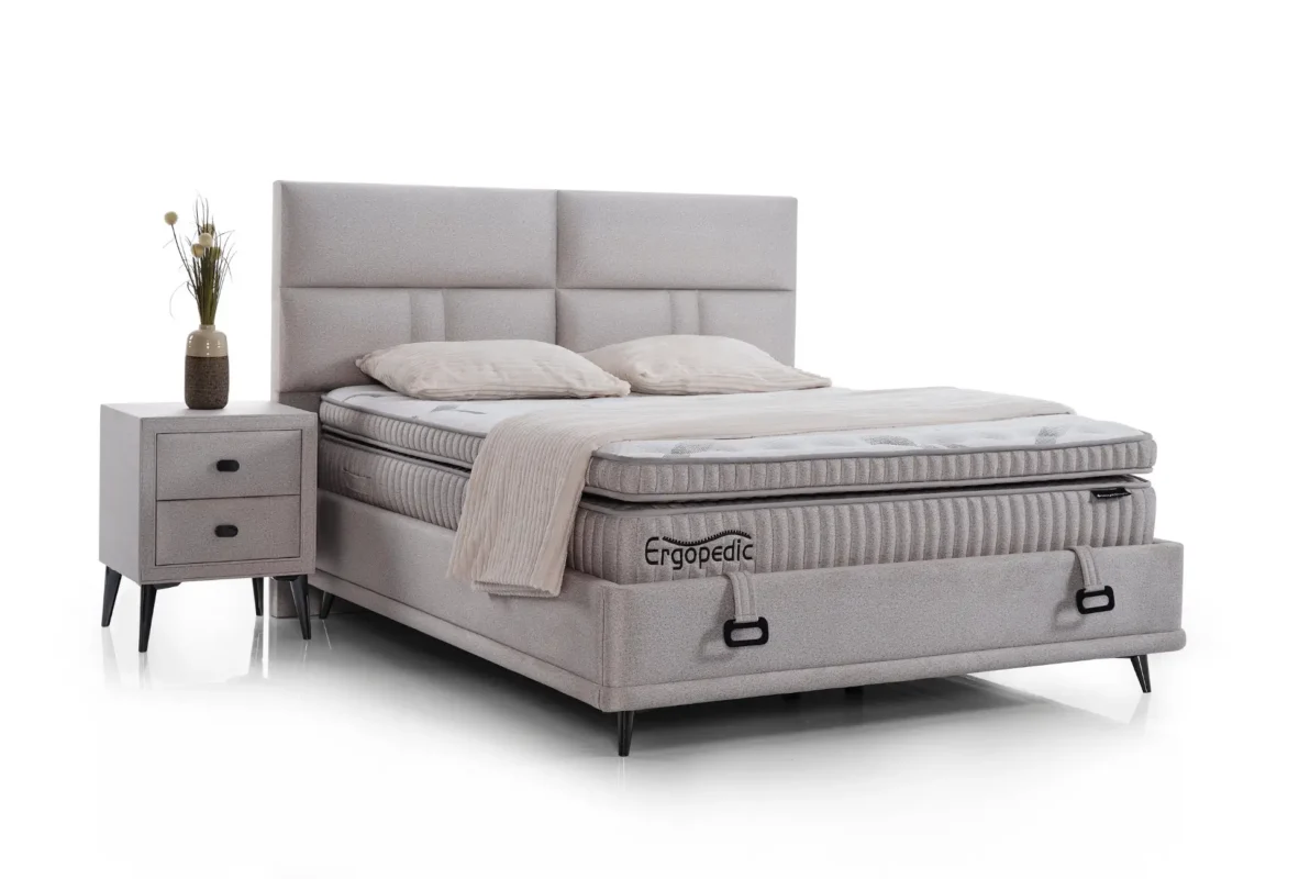 Ergopedic طقم نوم (مرتبة، قاعدة ورأس سرير)